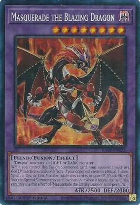 Masquerade the Blazing Dragon - RA02-EN022 - (V.6 - Collector's Rare) 1st Edition