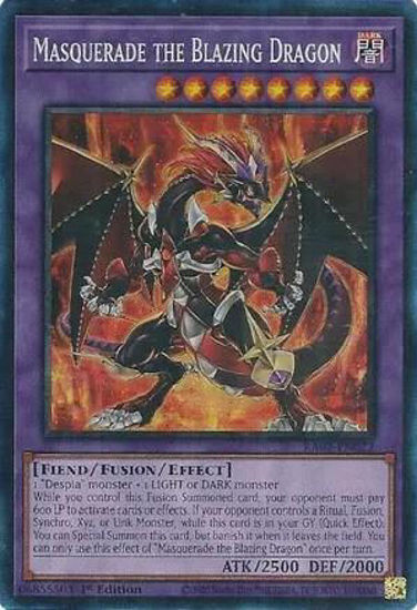 Masquerade the Blazing Dragon - RA02-EN022 - (V.6 - Collector's Rare) 1st Edition