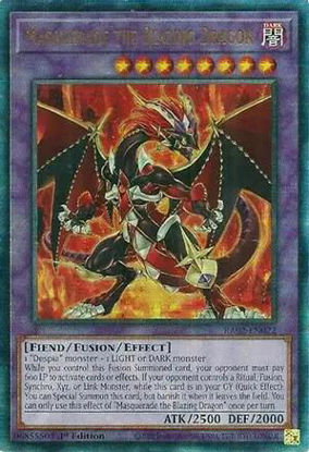 Masquerade the Blazing Dragon - RA02-EN022 - (V.7 - Ultimate Rare) 1st Edition