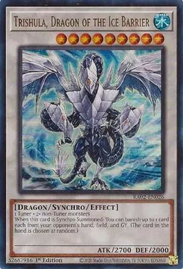 Trishula, Dragon of the Ice Barrier - RA02-EN026 - (V.2 - Ultra Rare) 1st Edition