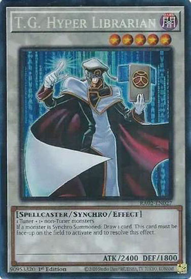 T.G. Hyper Librarian - RA02-EN027 - (V.6 - Collector's Rare) 1st Edition