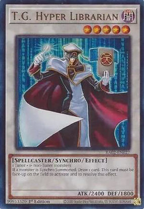 T.G. Hyper Librarian - RA02-EN027 - (V.2 - Ultra Rare) 1st Edition