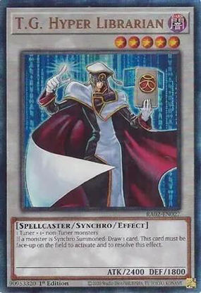 T.G. Hyper Librarian - RA02-EN027 - (V.7 - Ultimate Rare) 1st Edition