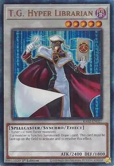 T.G. Hyper Librarian - RA02-EN027 - (V.7 - Ultimate Rare) 1st Edition