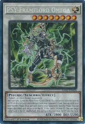 PSY-Framelord Omega - RA02-EN028 - (V.6 - Collector's Rare) 1st Edition