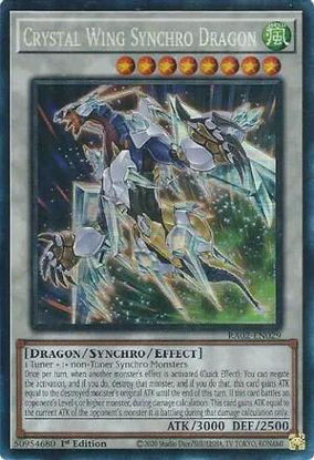 Crystal Wing Synchro Dragon - RA02-EN029 - (V.6 - Collector's Rare) 1st Edition