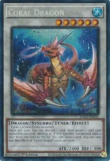 Coral Dragon - RA02-EN031 - (V.6 - Collector's Rare) 1st Edition