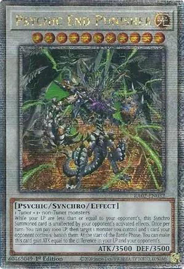 Psychic End Punisher - RA02-EN032 - (V.5 - Quarter Century Secret Rare) 1st Edition