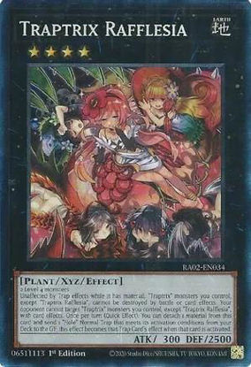 Traptrix Rafflesia - RA02-EN034 - (V.6 - Collector's Rare) 1st Edition