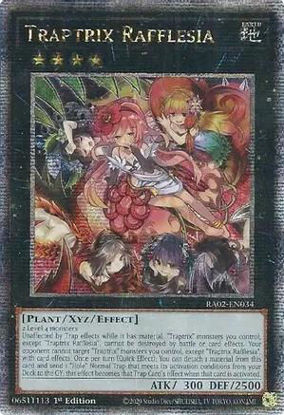 Traptrix Rafflesia - RA02-EN034 - (V.5 - Quarter Century Secret Rare) 1st Edition