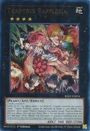 Traptrix Rafflesia - RA02-EN034 - (V.2 - Ultra Rare) 1st Edition