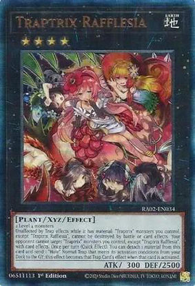 Traptrix Rafflesia - RA02-EN034 - (V.7 - Ultimate Rare) 1st Edition