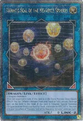 Hieratic Seal of the Heavenly Spheres - RA02-EN039 - (V.5 - Quarter Century Secret Rare) 1st Edition