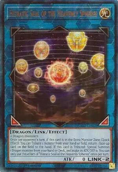 Hieratic Seal of the Heavenly Spheres - RA02-EN039 - (V.7 - Ultimate Rare) 1st Edition