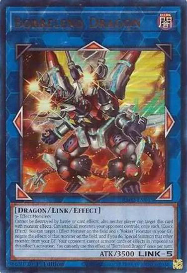 Borrelend Dragon - RA02-EN043 - (V.2 - Ultra Rare) 1st Edition