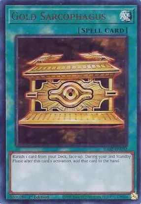 Gold Sarcophagus - RA02-EN052 - (V.2 - Ultra Rare) 1st Edition