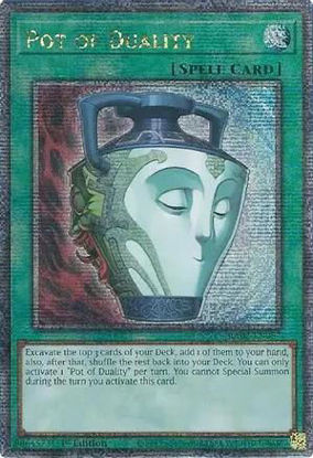 Pot of Duality - RA02-EN057 - (V.5 - Quarter Century Secret Rare) 1st Edition