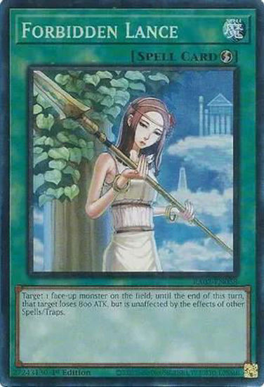 Forbidden Lance - RA02-EN058 - (V.6 - Collector's Rare) 1st Edition