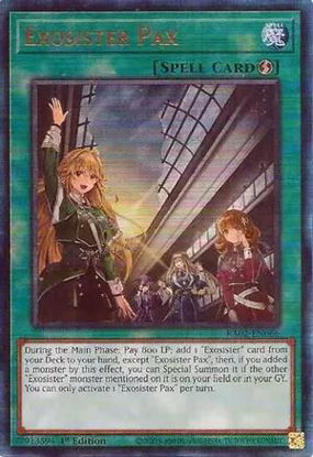 Exosister Pax - RA02-EN066 - (V.7 - Ultimate Rare) 1st Edition