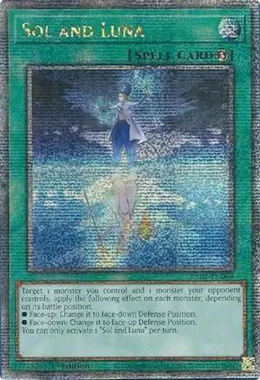 Sol and Luna - RA02-EN068 - (V.5 - Quarter Century Secret Rare) 1st Edition