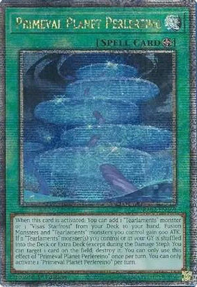 Primeval Planet Perlereino - RA02-EN069 - (V.5 - Quarter Century Secret Rare) 1st Edition