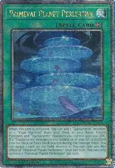 Primeval Planet Perlereino - RA02-EN069 - (V.5 - Quarter Century Secret Rare) 1st Edition