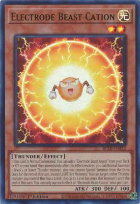 Electrode Beast Cation - BLTR-EN032 - Ultra Rare 1st Edition