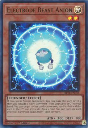 Electrode Beast Anion - BLTR-EN033 - Ultra Rare 1st Edition