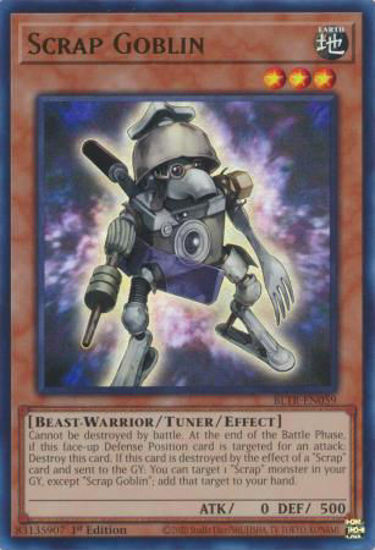 Scrap Goblin - BLTR-EN059 - Ultra Rare 1st Edition