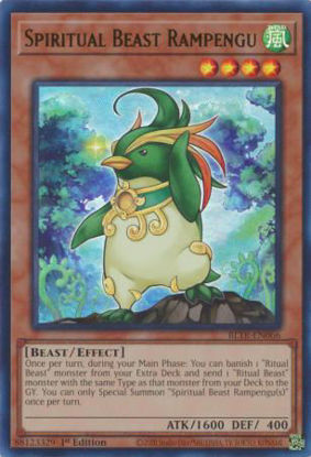 Spiritual Beast Rampengu - BLTR-EN066 - Ultra Rare 1st Edition