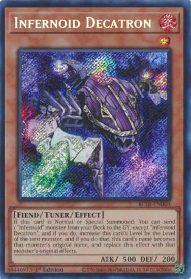 Infernoid Decatron - BLTR-EN069 - Secret Rare 1st Edition