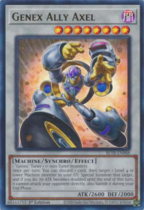 Genex Ally Axel - BLTR-EN088 - Ultra Rare 1st Edition