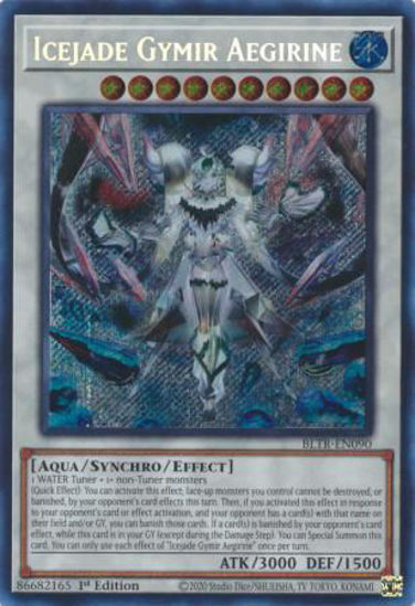 Icejade Gymir Aegirine - BLTR-EN090 - Secret Rare 1st Edition