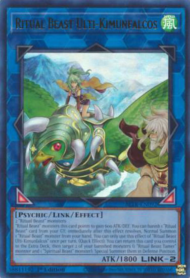 Ritual Beast Ulti-Kimunfalcos - BLTR-EN092 - Ultra Rare 1st Edition