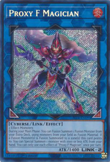 Proxy F Magician - BLTR-EN094 - Secret Rare 1st Edition