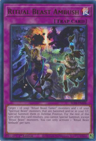 Ritual Beast Ambush - BLTR-EN106 - Ultra Rare 1st Edition