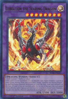 Lubellion the Searing Dragon - BLTR-EN115 - Ultra Rare 1st Edition