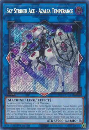 Sky Striker Ace - Azelea Temperance - BLTR-EN044 - Secret Rare 1st Edition