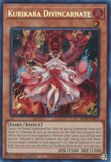 Kurikara Divincrnate - BLTR-EN079 - Secret Rare 1st Edition