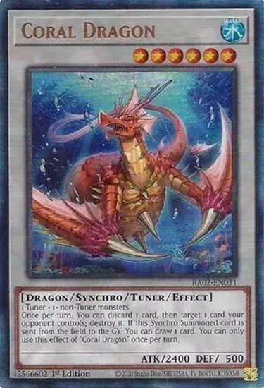 Coral Dragon - RA02-EN031 - (V.7 - Ultimate Rare) 1st Edition