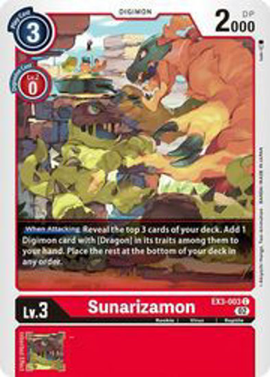 Sunarizamon - EX3-003 - Common Foil