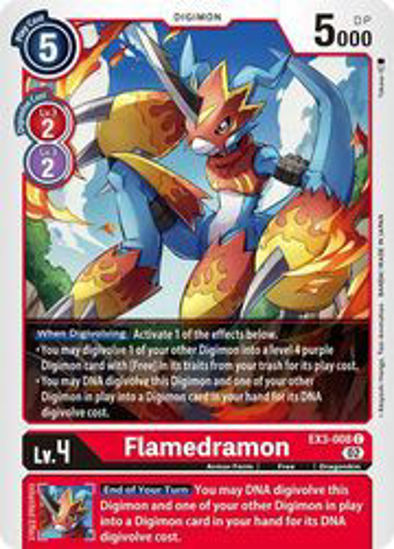 Flamedramon - EX3-008 - Common Foil