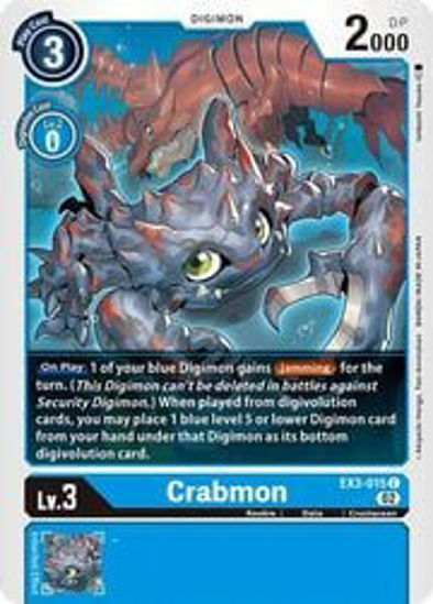 Crabmon - EX3-015 - Common Foil