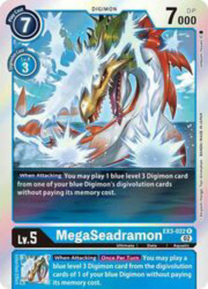 MegaSeadramon - EX3-022 - Rare Foil