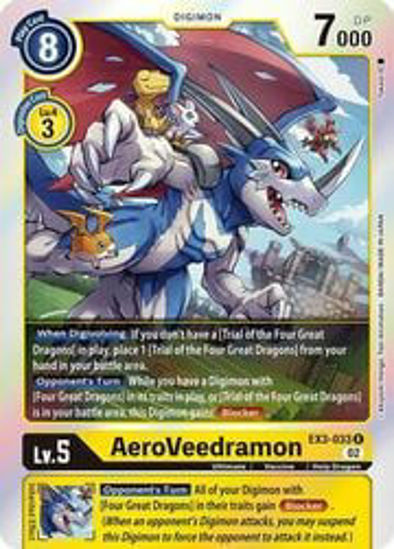 AeroVeedramon - EX3-033 - Rare Foil