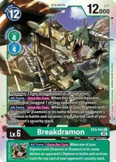 Breakdramon - EX3-044 - Rare Foil