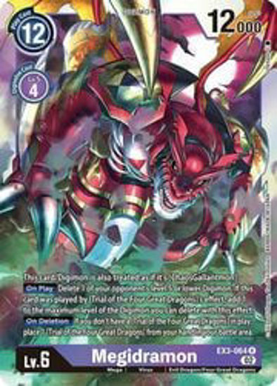 Megidramon - EX3-064 - Rare Foil