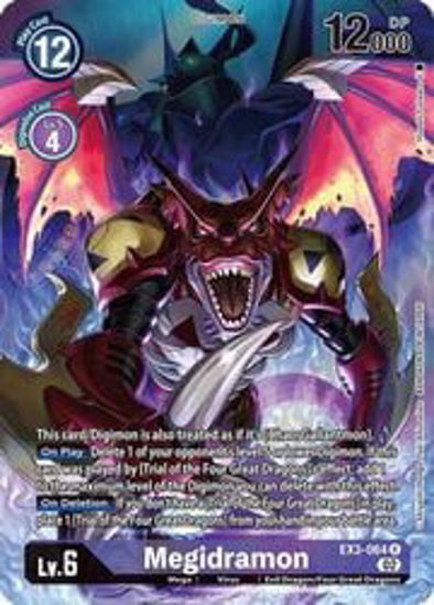 Megidramon (Alternate Art) - EX3-064P1 - Rare Foil