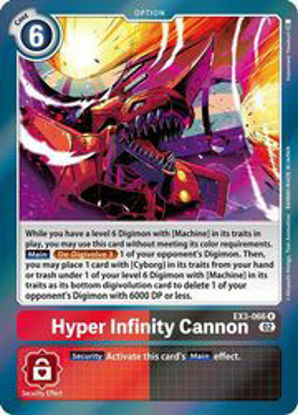 Hyper Infinity Cannon - EX3-066 - Rare Foil