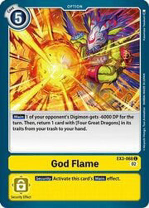 God Flame - EX3-068 - Common Foil